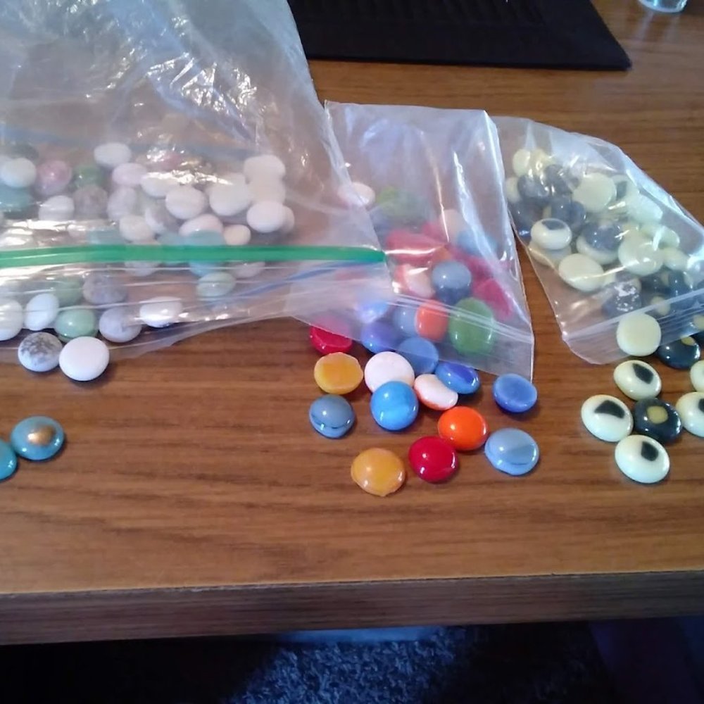 Lot of glass cabochons- NEW